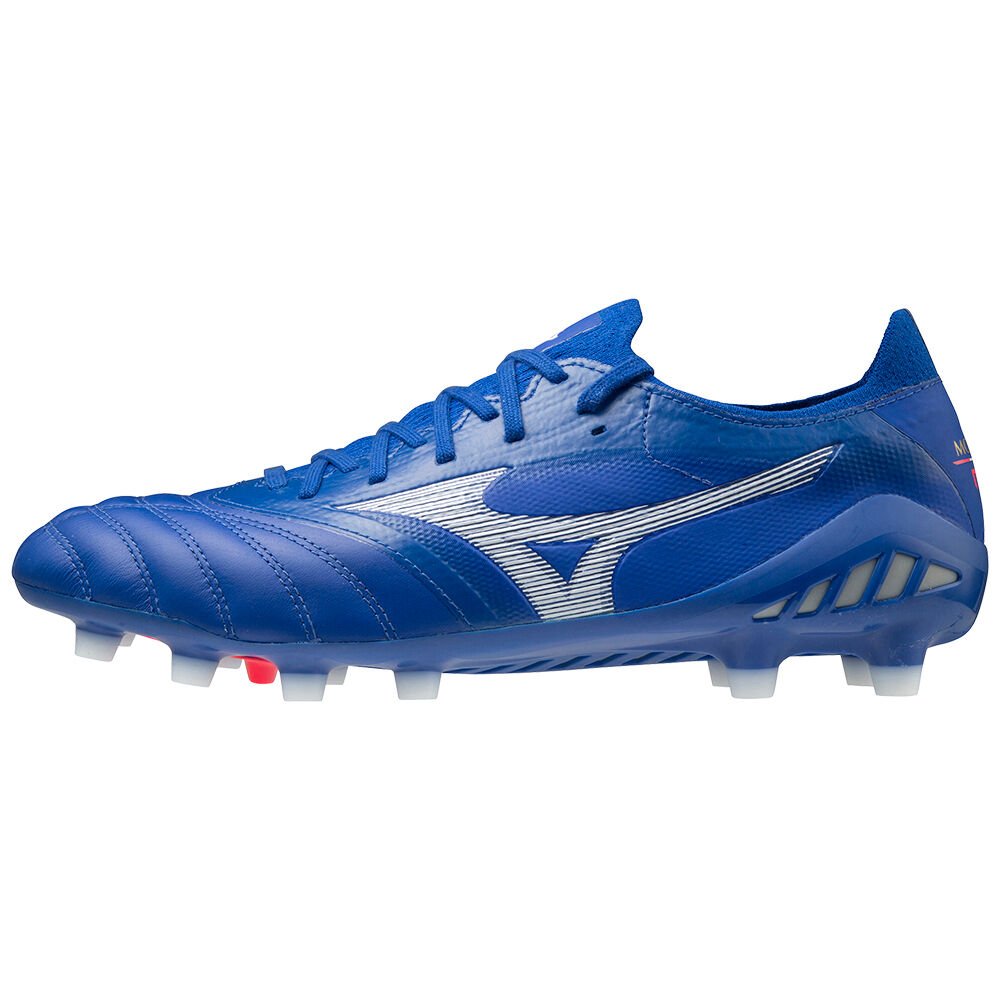 Tacos de Futbol Mizuno Morelia Neo 3 Beta Elite Para Hombre Azules/Blancos 5930682-GE